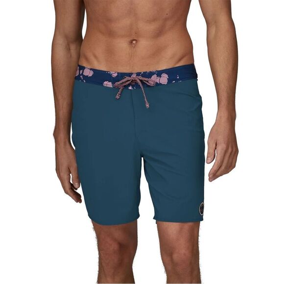 PATAGONIA MEN'S HYDROPEAK BOARDSHORTS 18" blue‎ size 38 nwt - Picture 1 of 6